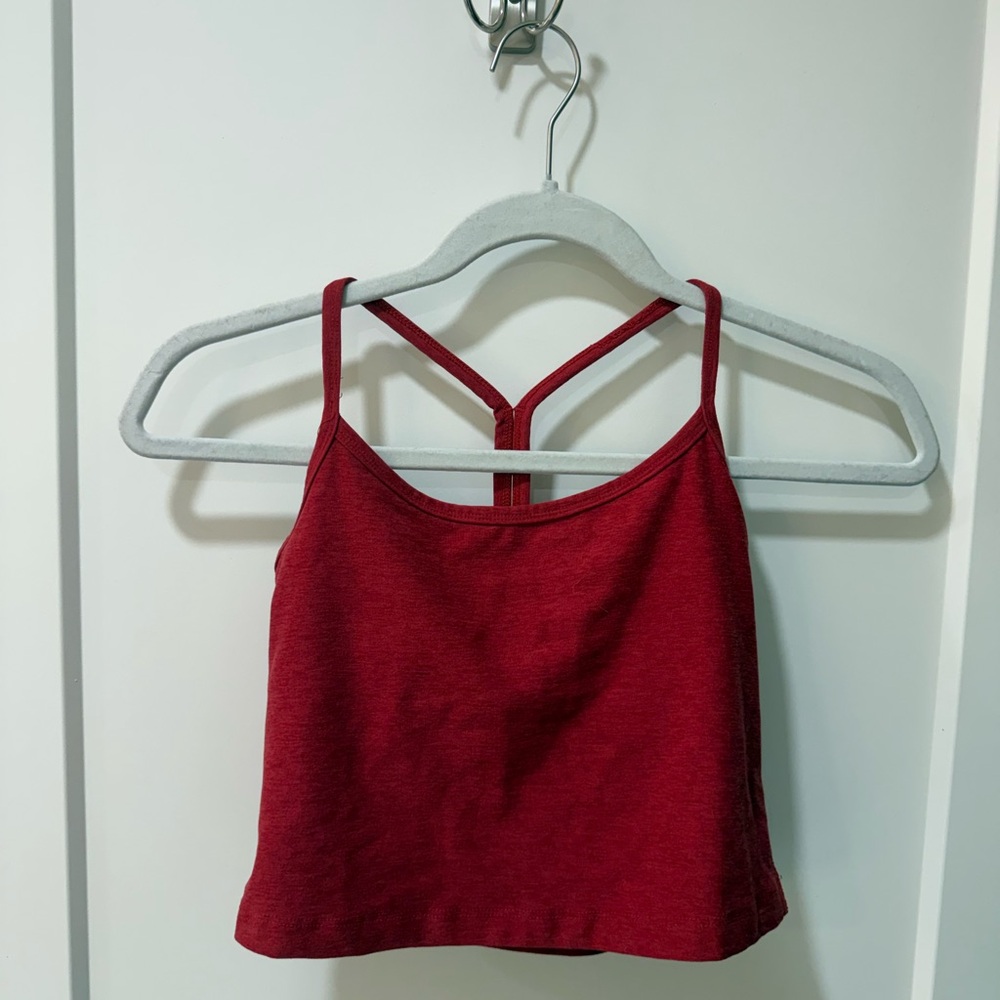 Beyond Yoga Spacedye Slim Tank in Red